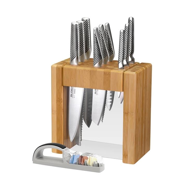 Global Ikasu X 10 Piece Knife Block Set